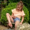 Koko Noko  T-shirt ss dropped shoulder Peach - Afbeelding 3