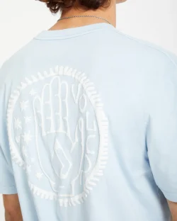 VOLCOM HANDSTONE PW SST PREMIUM TEE CAROLINA BLUE - Afbeelding 2