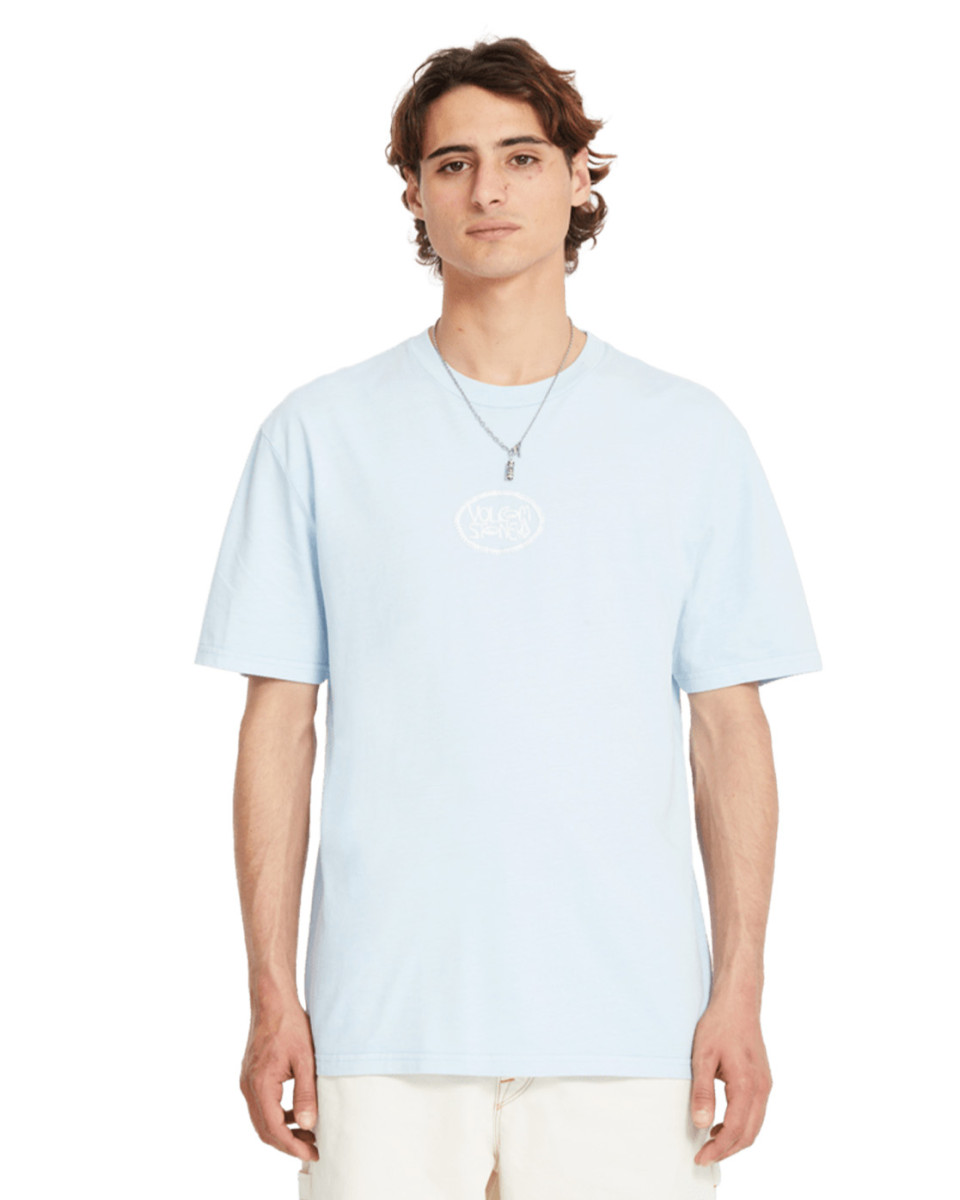 VOLCOM HANDSTONE PW SST PREMIUM TEE CAROLINA BLUE
