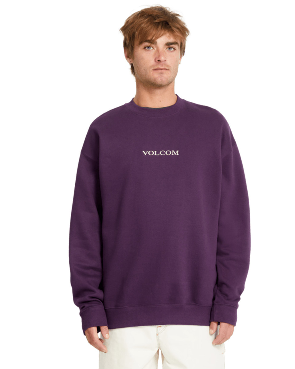 VOLCOM STONE CREW FLEECE GRAPE ROYALE
