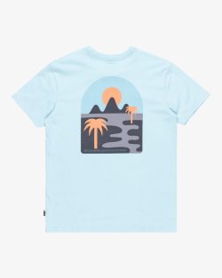 Billabong SUN DOWN ADIV SS t-shirt coastal blue