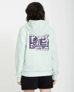VOLCOM FLOWISH PO FLEECE CLOUD BLUE - Afbeelding 3