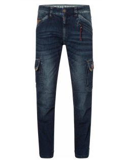Timezone Regular RogerTZ cargo pant rough navy wash
