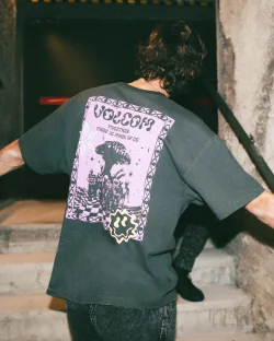 VOLCOM FA F RYGALSKI SST S/S CUSTOM TEE STEALTH - Afbeelding 4