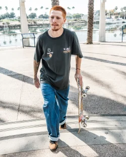 VOLCOM FA F RYGALSKI SST S/S CUSTOM TEE STEALTH - Afbeelding 2