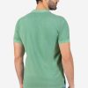 Timezone Garment Dye Poloshirt washed light green - Afbeelding 2