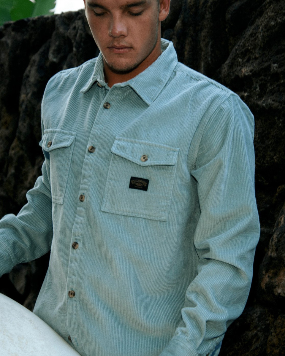 BILLABONG BONG DAYS LS WASHED BLUE