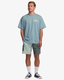 BILLABONG I SURF BETTER IN MY DREAMS SS WASHED BLUE - Afbeelding 4