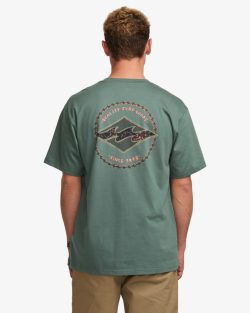 BILLABONG ROTOR DIAMOND REGULAR TEE DARK SLATE