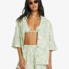 BILLABONG BEACH SIDE SS WVN PISTACHIO