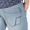 Timezone Slim ScottyTZ Short used blue grey wash - Afbeelding 3
