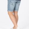 Timezone Slim ScottyTZ Short used blue grey wash - Afbeelding 2