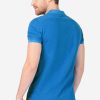 Timezone Garment Dye Poloshirt washed king blue - Afbeelding 2