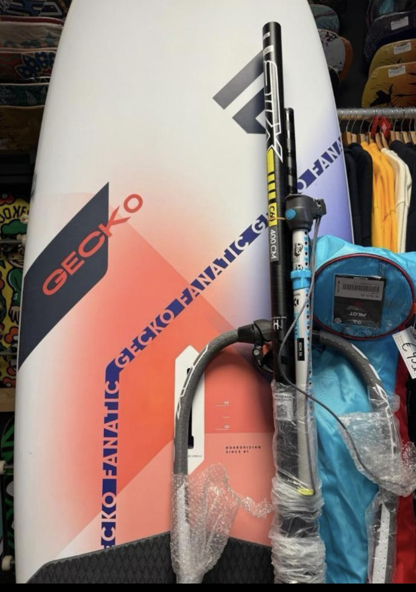 Fanatic gecko HRS windsurf set