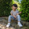 Koko Noko  T-shirt ss Grey stripe - Afbeelding 3