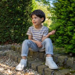 Koko Noko  T-shirt ss Grey stripe - Afbeelding 3