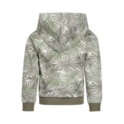 Koko Noko  Sweater with hood Light faded green - Afbeelding 2
