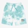 QUIKSILVER TIE DYE TRACK SHORT BOYS MARINE BLUE