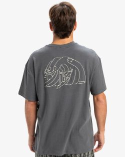 QUIKSILVER CL FREEDOM SWELL SS IRON GATE