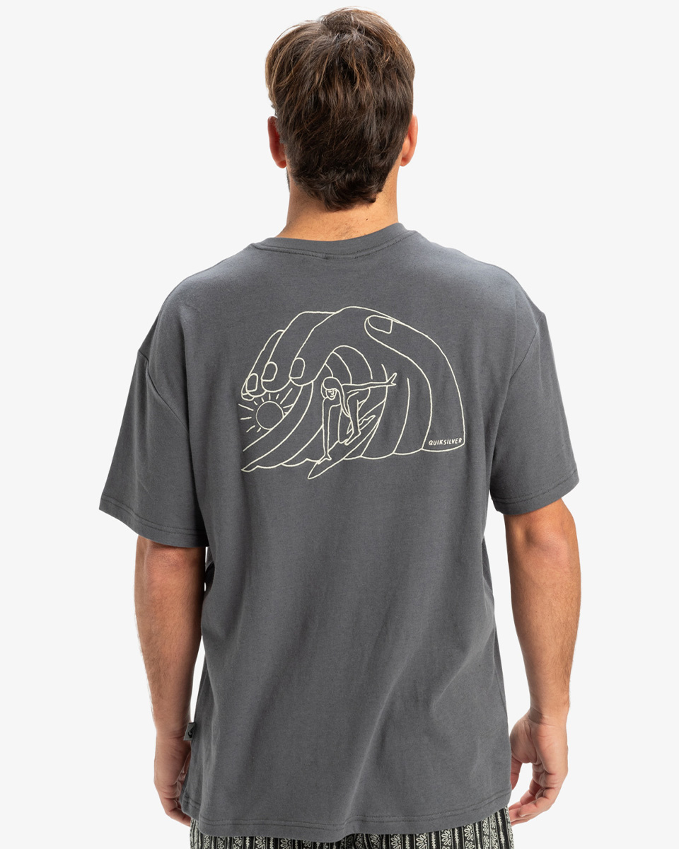 QUIKSILVER CL FREEDOM SWELL SS IRON GATE