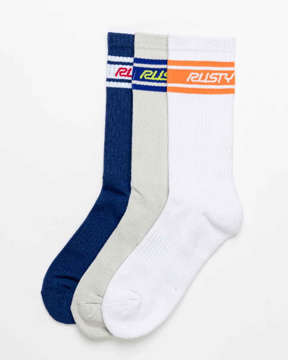 Rusty 4 sock pack multi