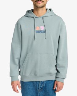 RVCA MOSAIC HOODIE LEAD - Afbeelding 3