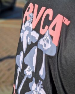 RVCA NATURAL NETWORK SS TEE BLACK - Afbeelding 3