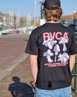 RVCA NATURAL NETWORK SS TEE BLACK