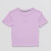 VOLCOM STONE TIGHT CROP S/S TEE IRIS PURPLE - Afbeelding 2
