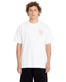 VOLCOM DEEP TRANCE LSE SST S/S CUSTOM TEE WHITE - Afbeelding 2