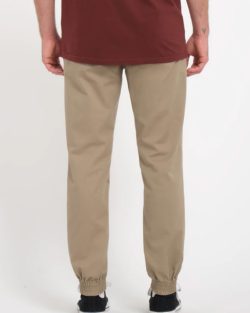 VOLCOM FRICKIN SLIM JOGGER PANTS KHAKI - Afbeelding 3