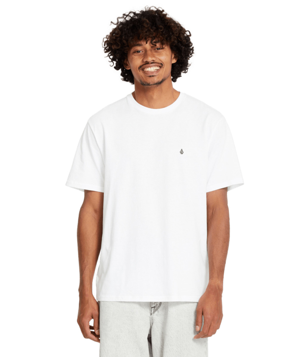 VOLCOM STONE BLANKS S/S BASIC TEE WHITE