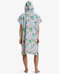 BILLABONG WOMENS HOODED TOWEL COASTAL BLUE - Afbeelding 2