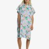 BILLABONG WOMENS HOODED TOWEL COASTAL BLUE
