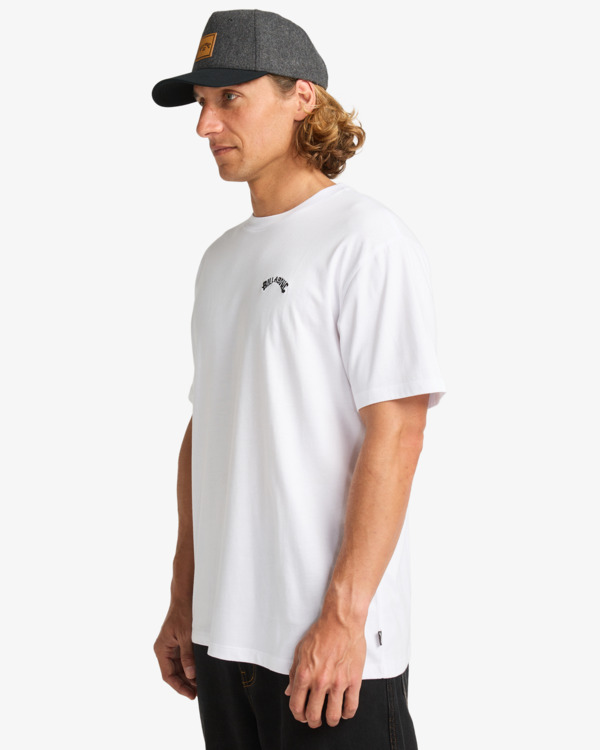 BILLABONG ARCH CREW SS WHITE