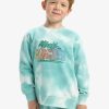 QUIKSILVER TIE DYE CREW BOYS MARINE BLUE - Afbeelding 2