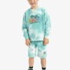 QUIKSILVER TIE DYE CREW BOYS MARINE BLUE - Afbeelding 4