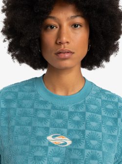 QUIKSILVER TROPIC DAY SPONGE FLEECE BRITTANY BLUE - Afbeelding 2