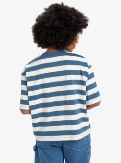 QUIKSILVER BOYFRIEND CROP SS TEE REALTEAL - Afbeelding 2