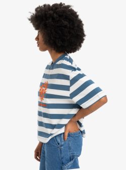 QUIKSILVER BOYFRIEND CROP SS TEE REALTEAL - Afbeelding 3
