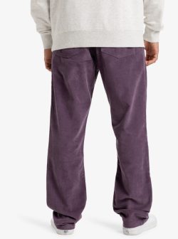 QUIKSILVER TAXER CORD PANT VINTAGE VIOLET - Afbeelding 5