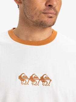 QUIKSILVER TICKET TO THE BEACH RINGER SS SNOW WHITE - Afbeelding 3