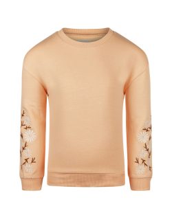 Koko Noko  Sweater dropped shoulder Peach