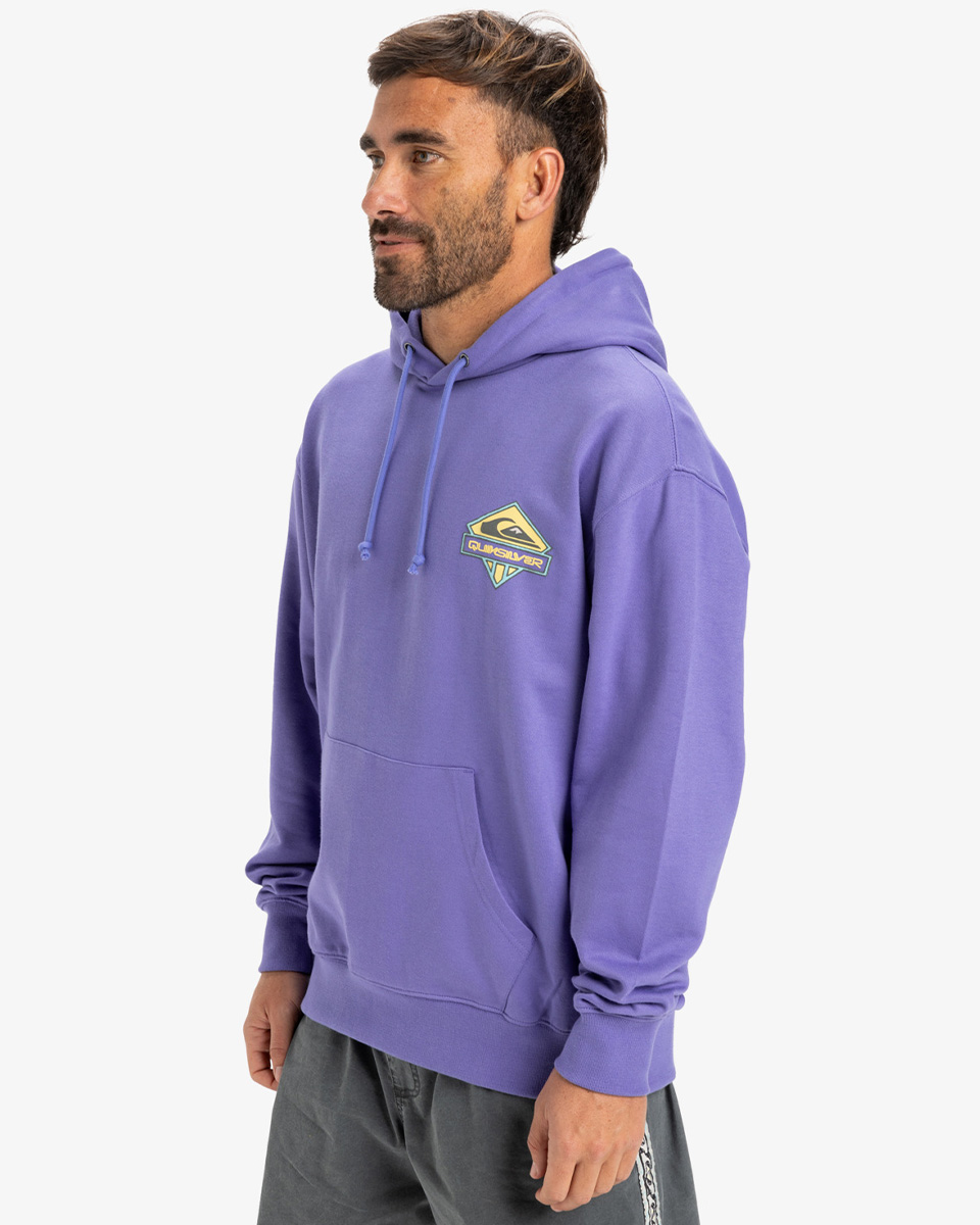 QUIKSILVER APOG HERITAGE HOODIE DUSTED PERI