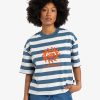QUIKSILVER BOYFRIEND CROP SS TEE REALTEAL