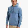 QUIKSILVER COMP LOGO HOODIE CORONET BLUE