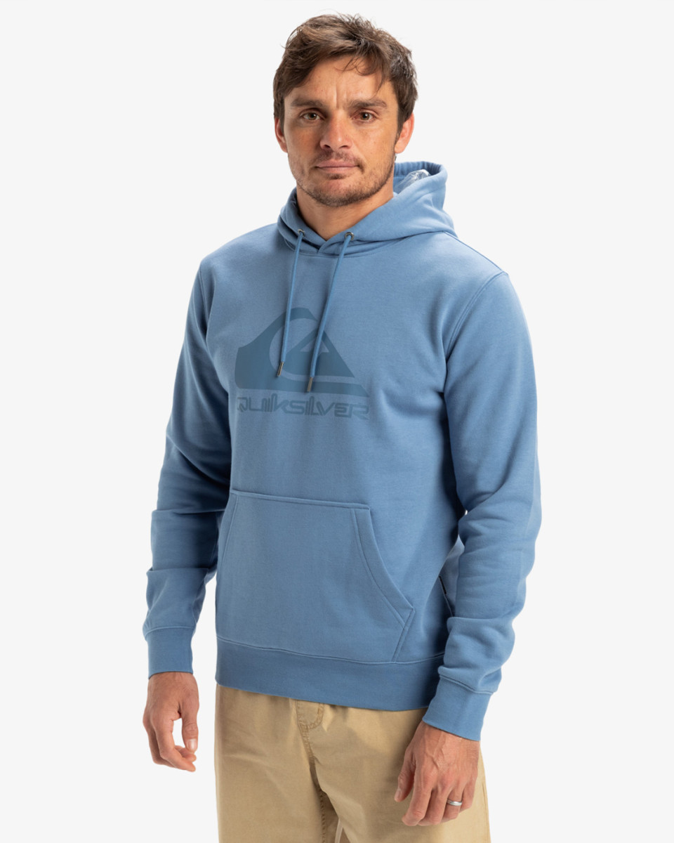 QUIKSILVER COMP LOGO HOODIE CORONET BLUE