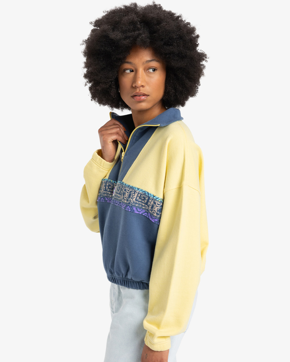 QUIKSILVER HALF ZIP POPCORN