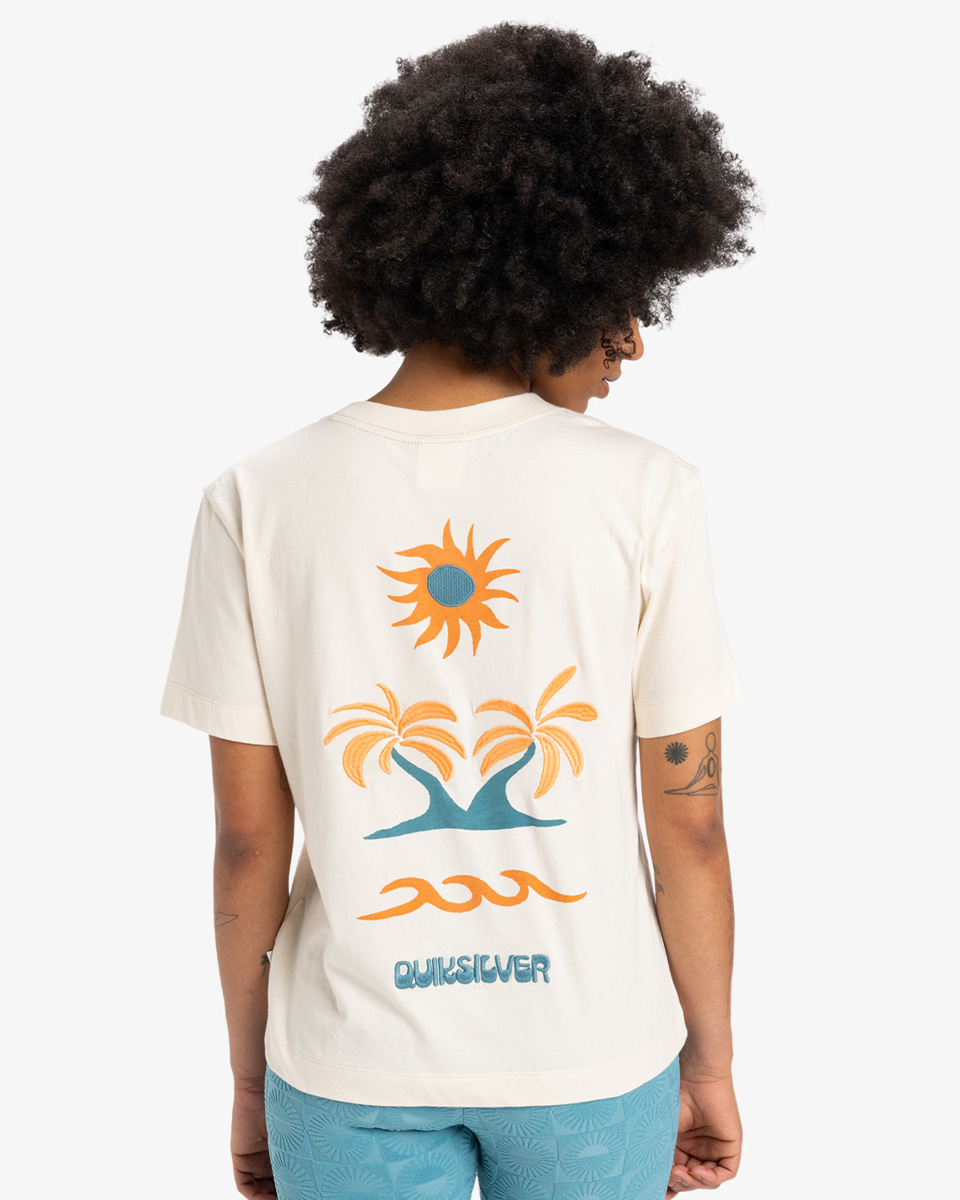 QUIKSILVER STANDARD SS TEE BIRCH