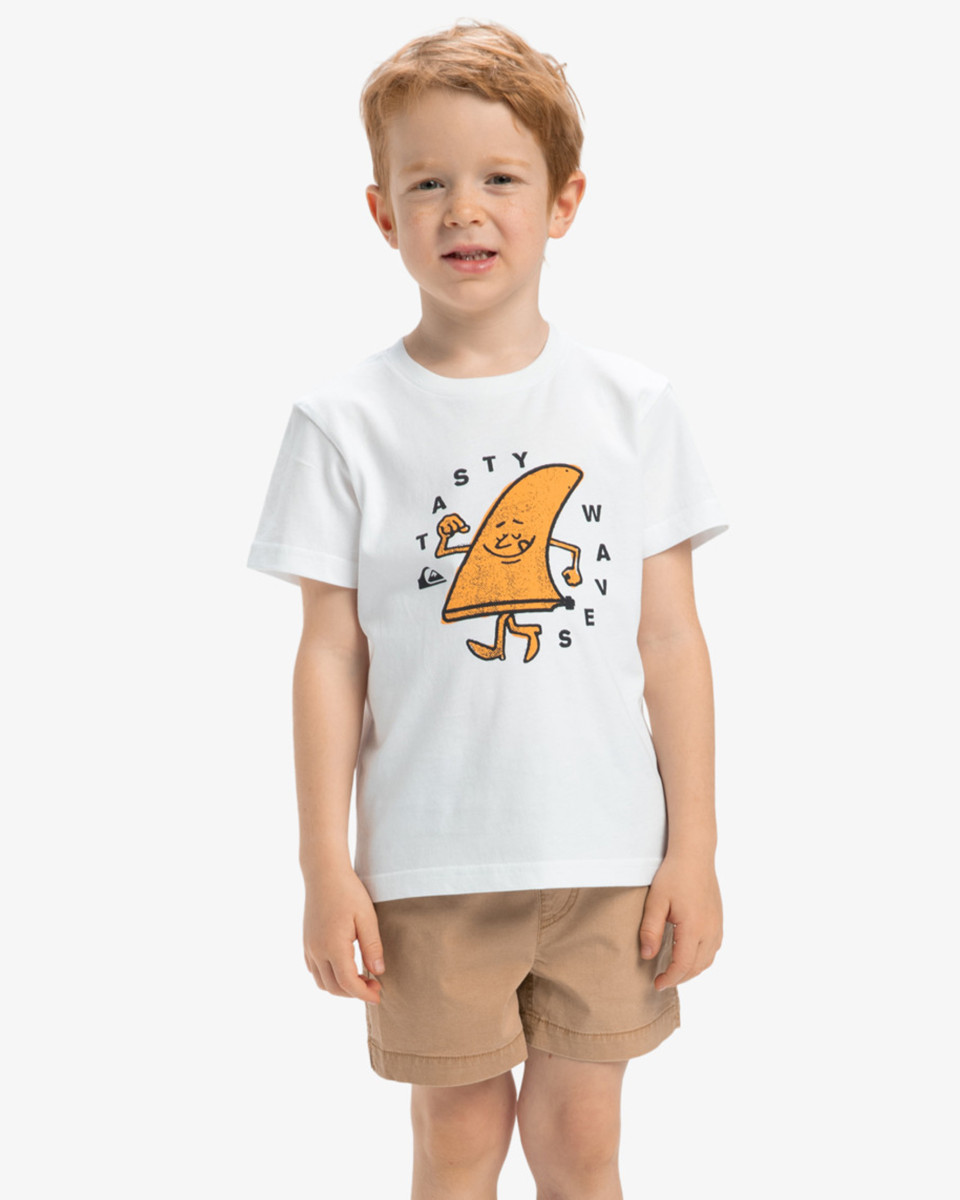 QUIKSILVER TASTY WAVES SS BOY WHITE